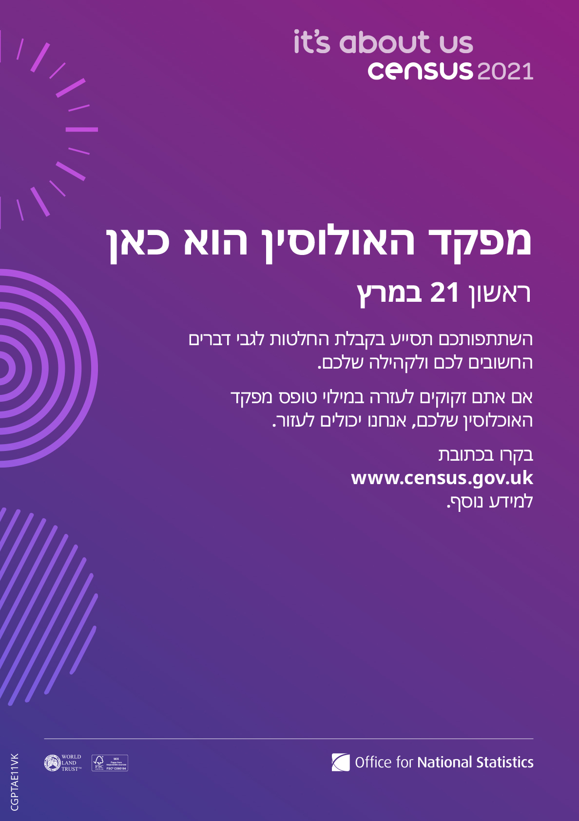 Census-is-Coming_A4-Poster_HEBREW-2